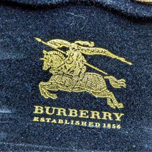 Burberry Vintage Half Rimless Eye Glasses with Case -Authentic - Picture 5 of 8